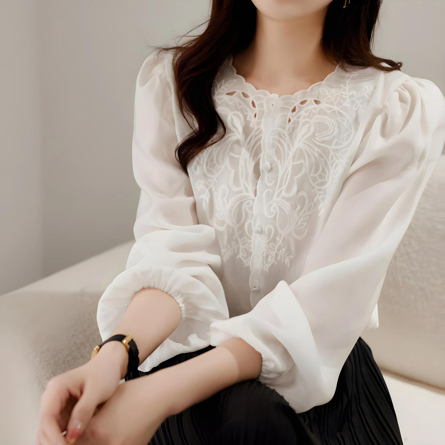 Orla Embroidered Calm Blouse