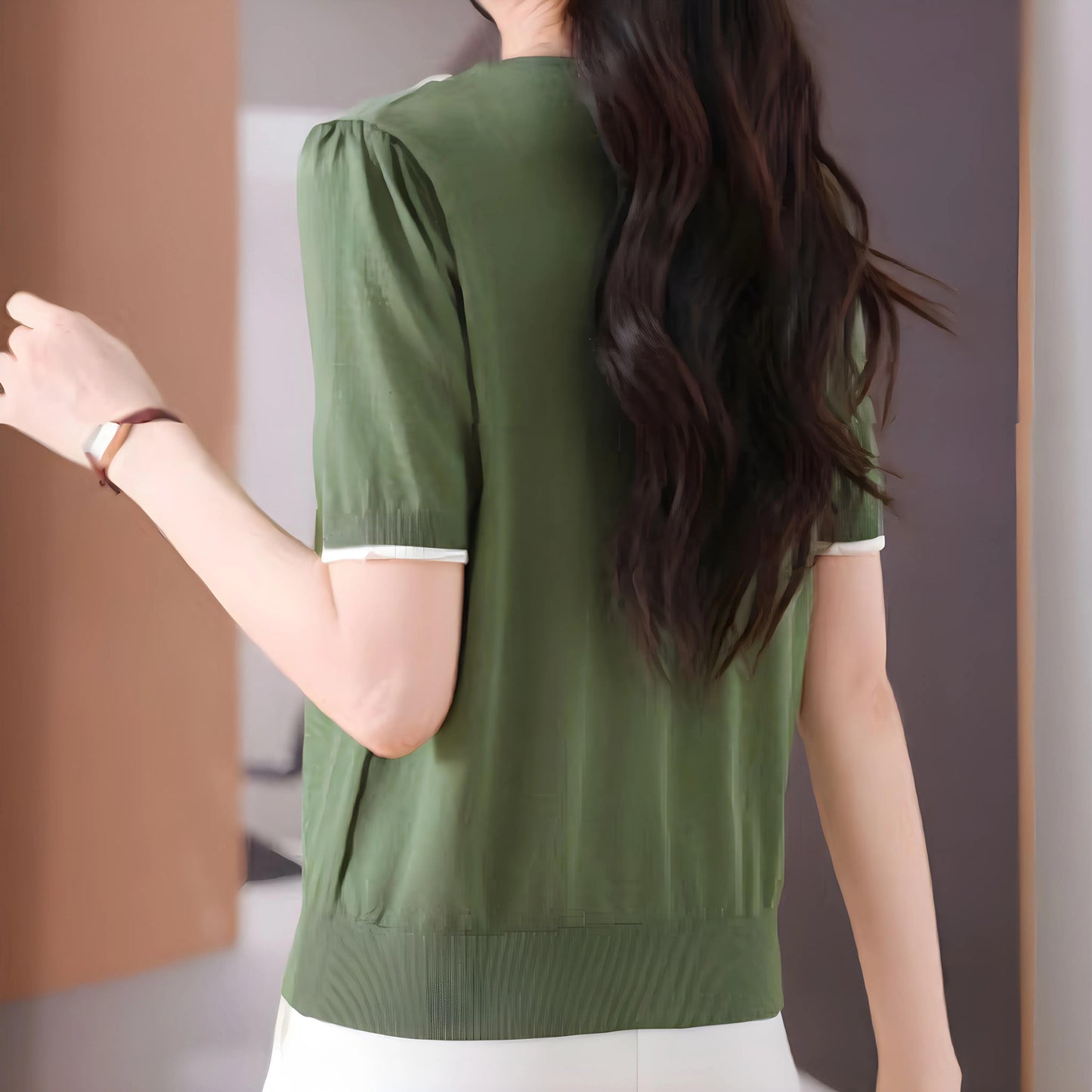 Lena Soft Edge Knit T-Shirt