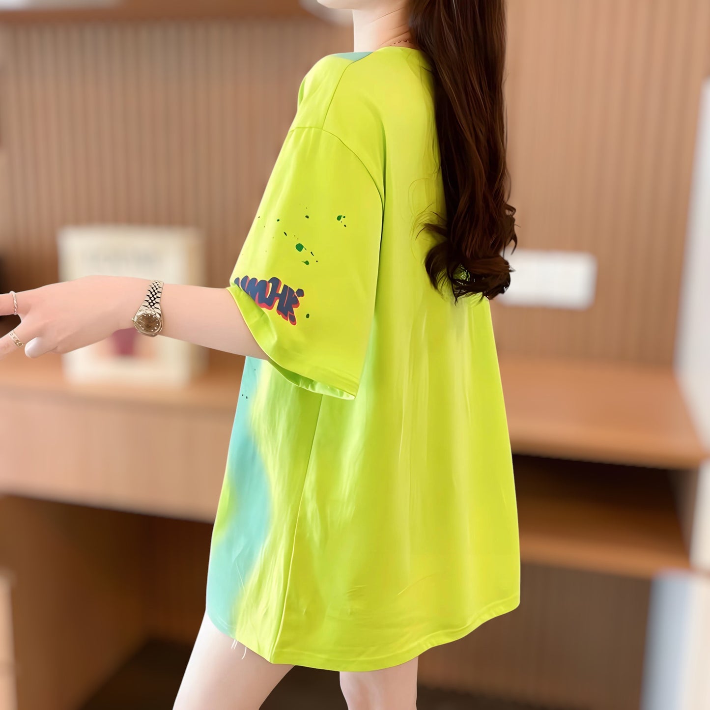 Cloud Pop Paint Oversized T-Shirt