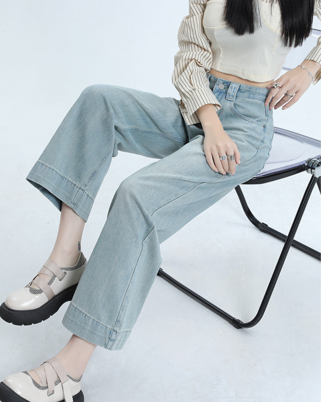 Arlo Ease Wide Denim Pants