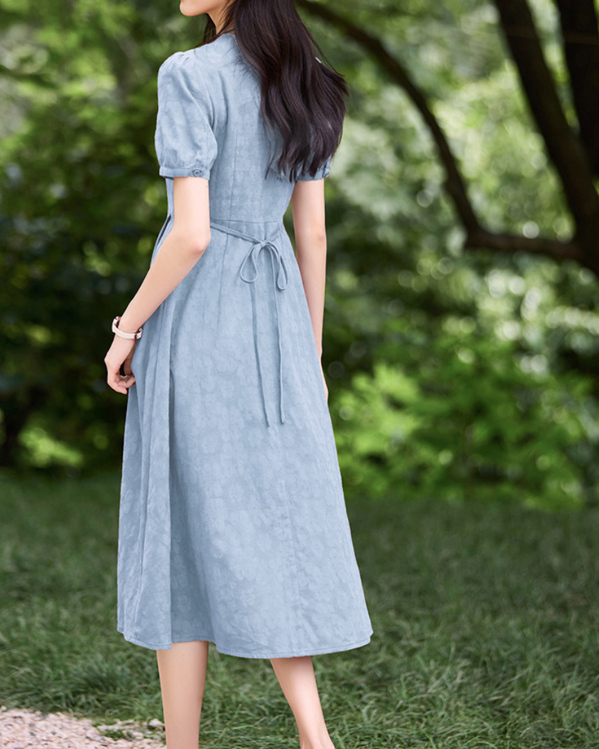 Mira Clay Bloom Cotton Dress