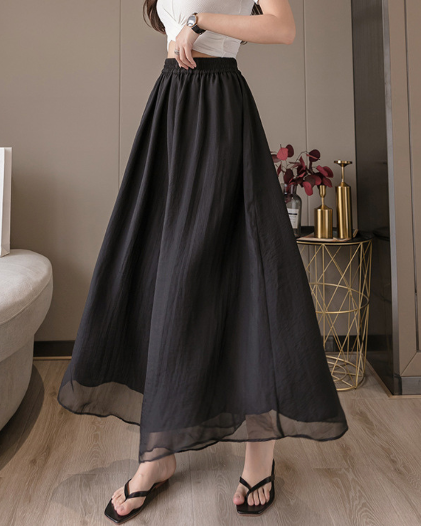Liora Airy Chiffon Flow Pants