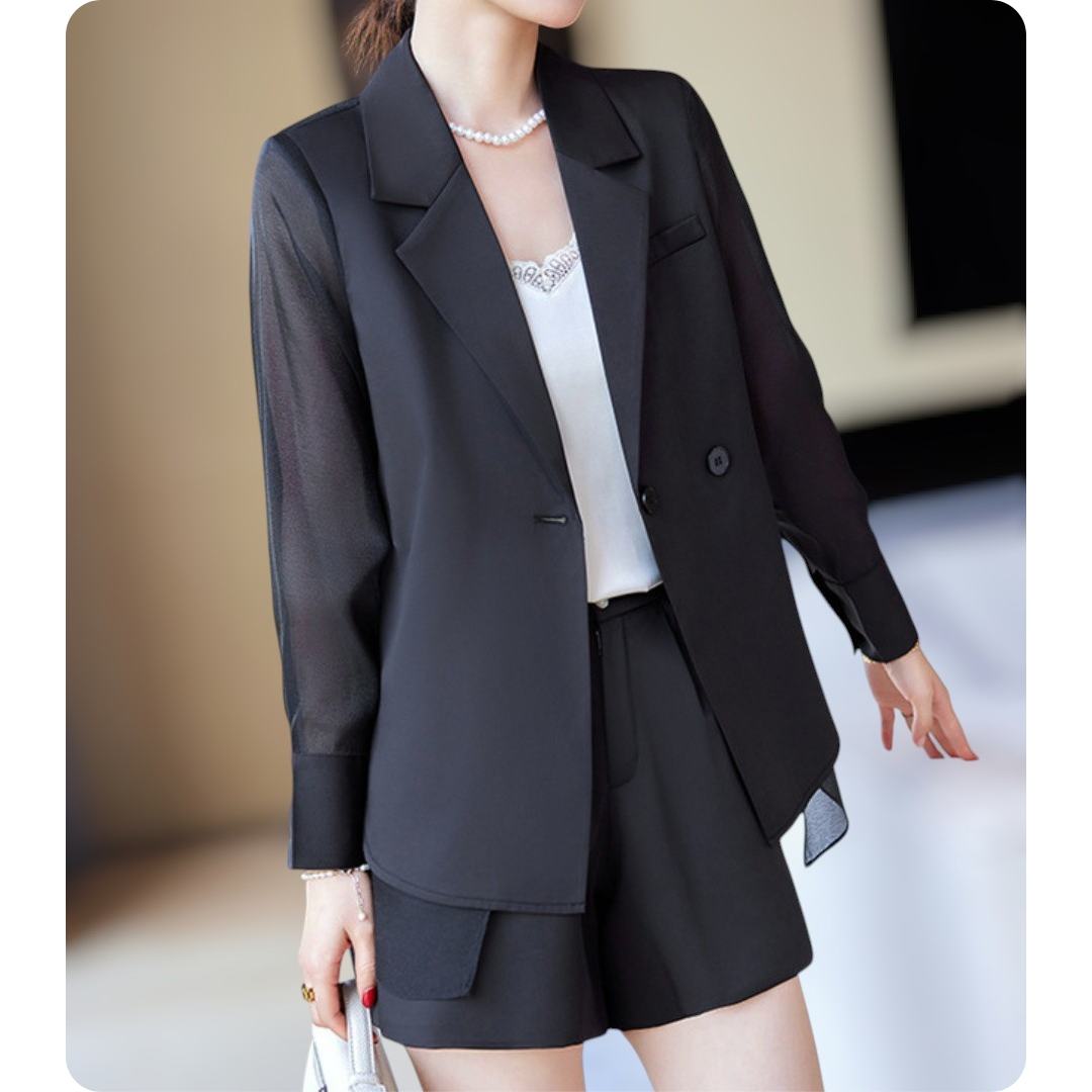 Evana Sheer Layered Set