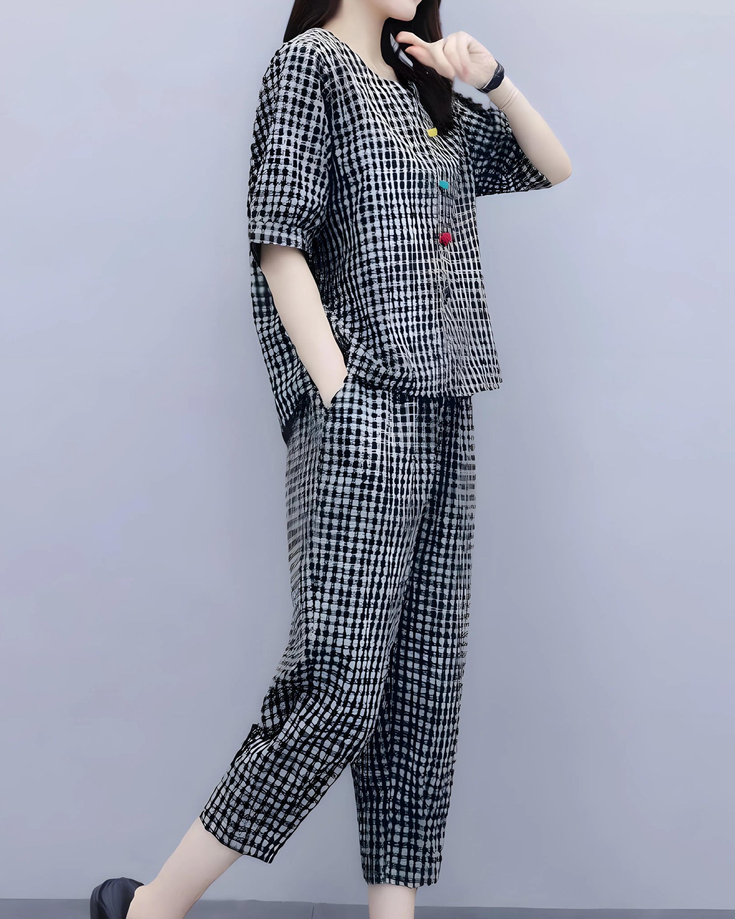 Mira Stripe Soft Cuff Set