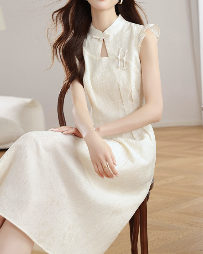 Ansel Grace Textured Midi Dress