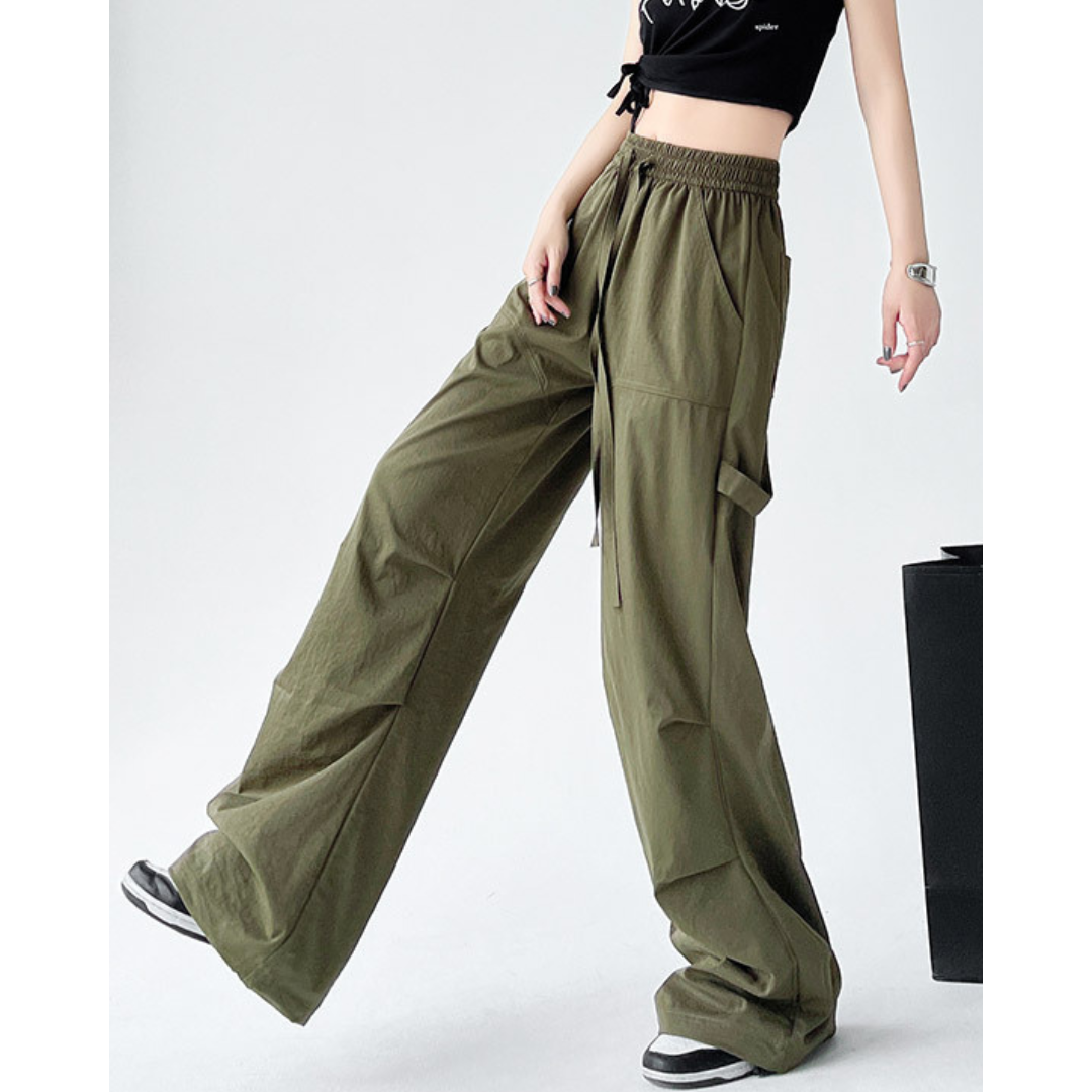 Mira Ease Drawstring Cargo Pants