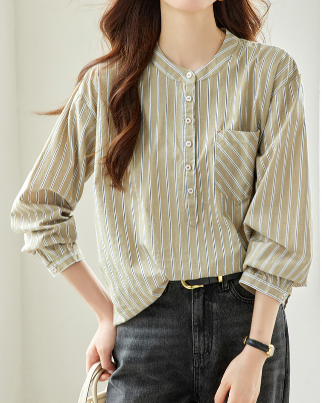 Amara Ease Stripe Shirt