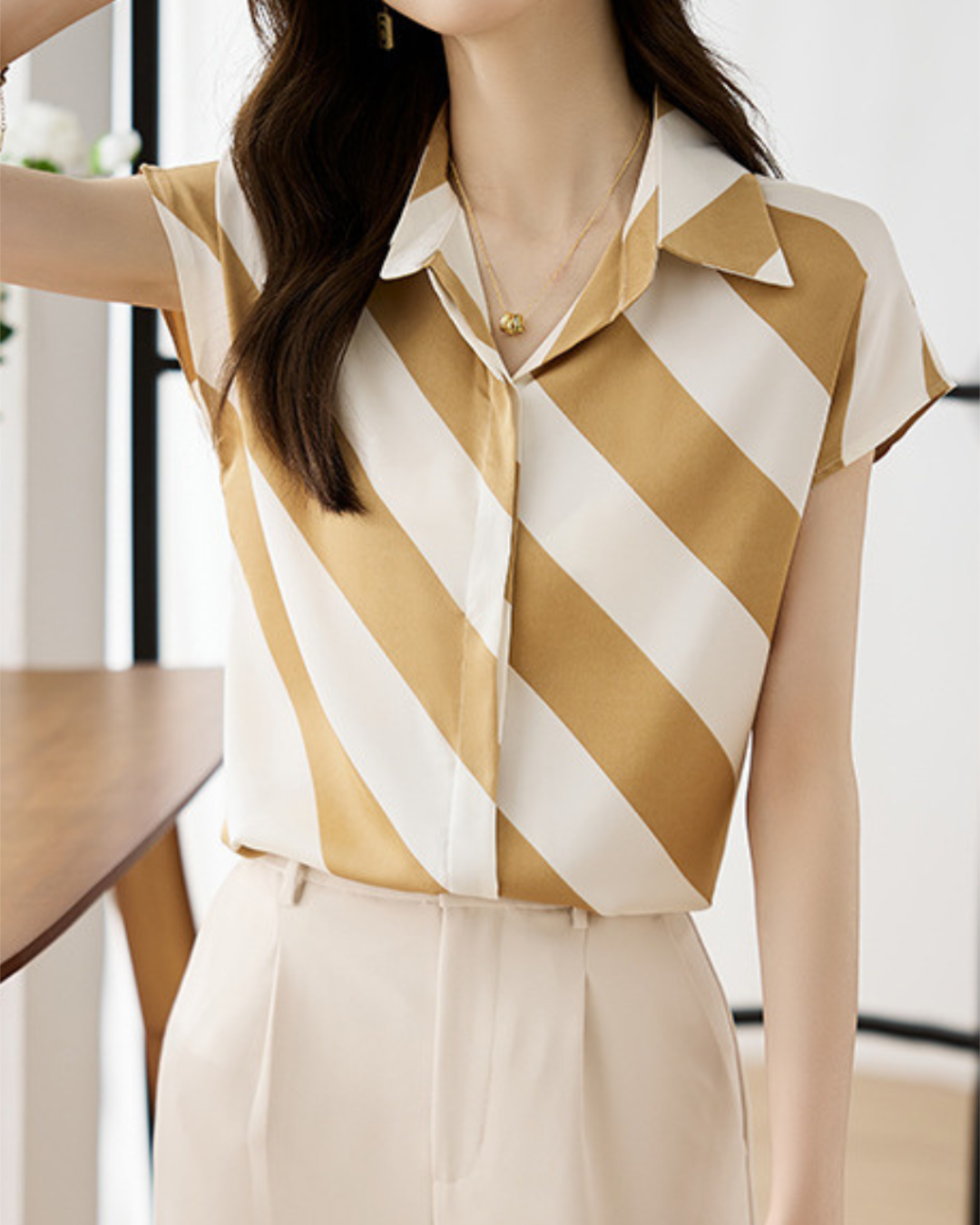 Liora Stripe Flow Shirt