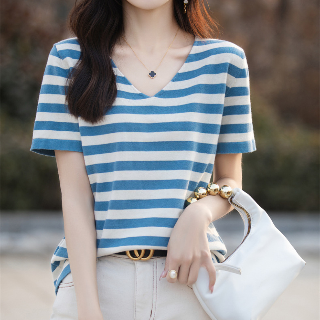 Delia Soft Stripe T-Shirt