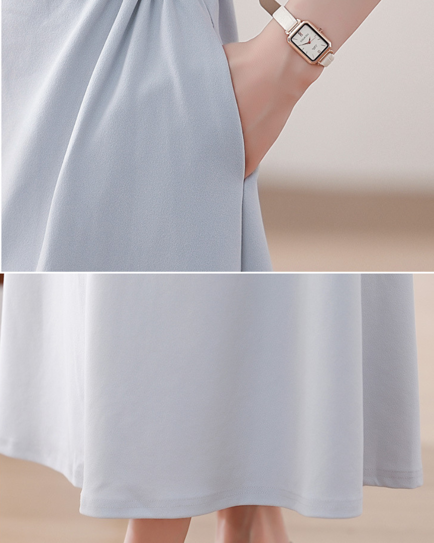 Serene Gathered Waist Midi Dress