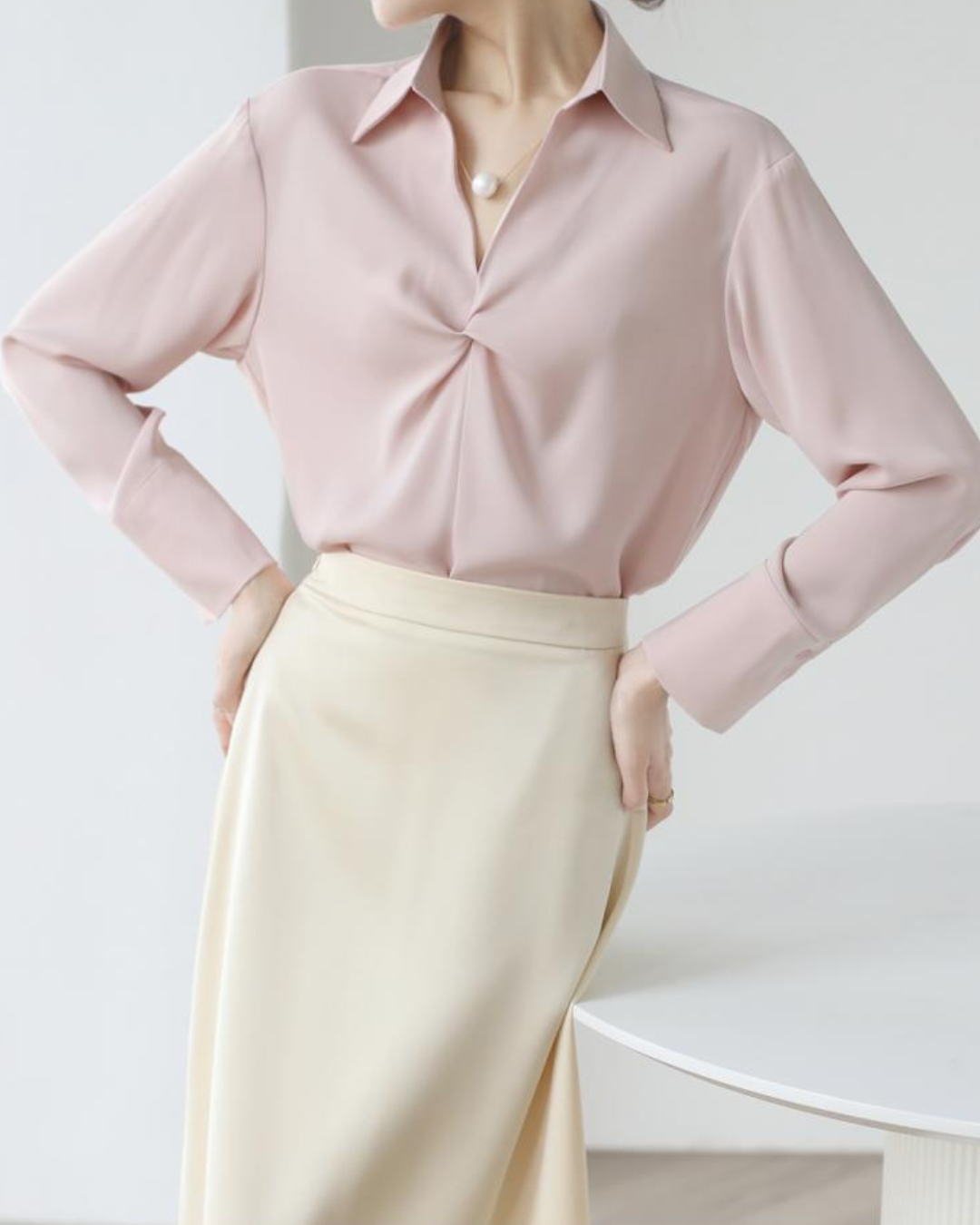 Elise Flow Light Drape Blouse