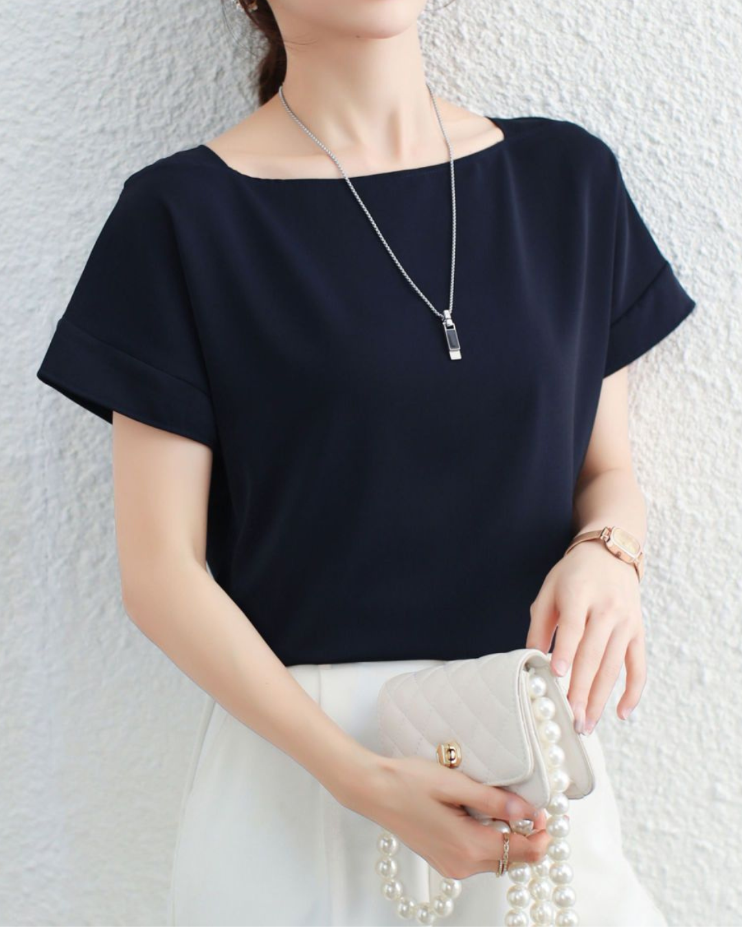 Isla Airy Curve Sleeve Blouse