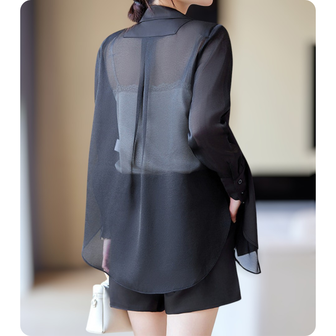 Evana Sheer Layered Set