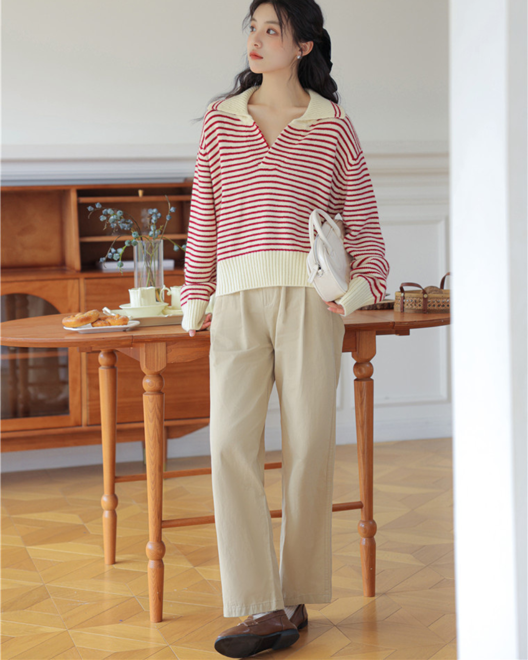 Marcie Stripe Relax Knit Top