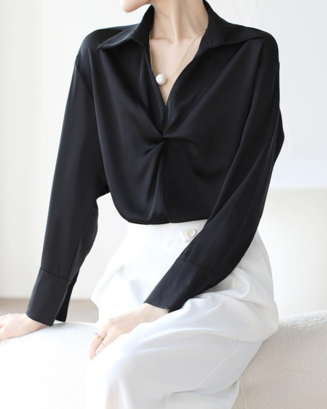 Elise Flow Light Drape Blouse