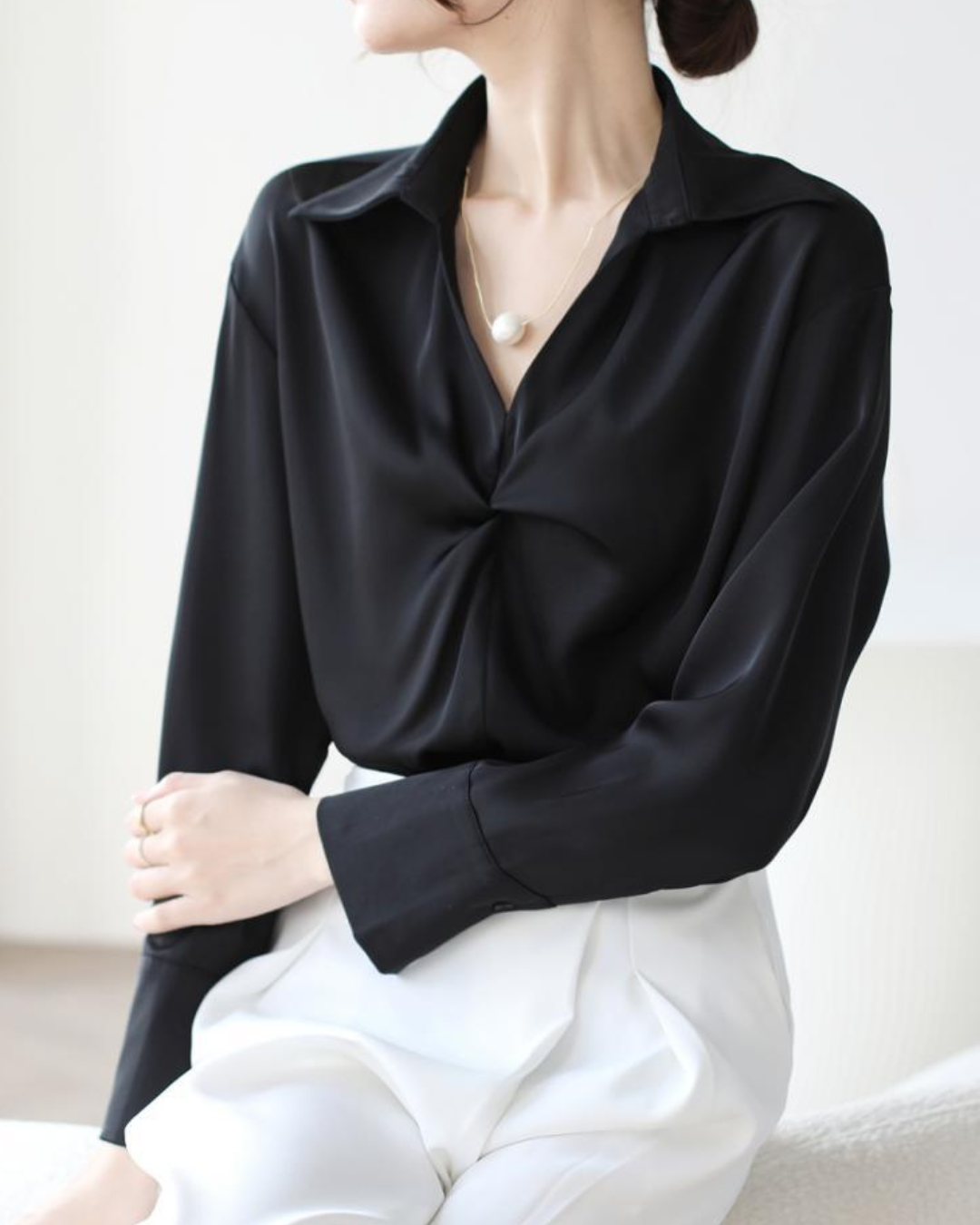 Elise Flow Light Drape Blouse