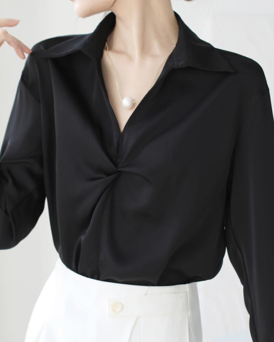 Elise Flow Light Drape Blouse
