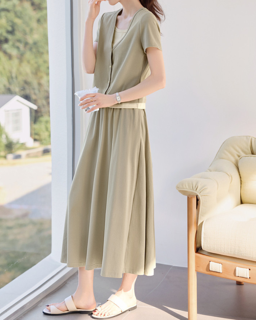 Siena Layered Calm Skirt Set
