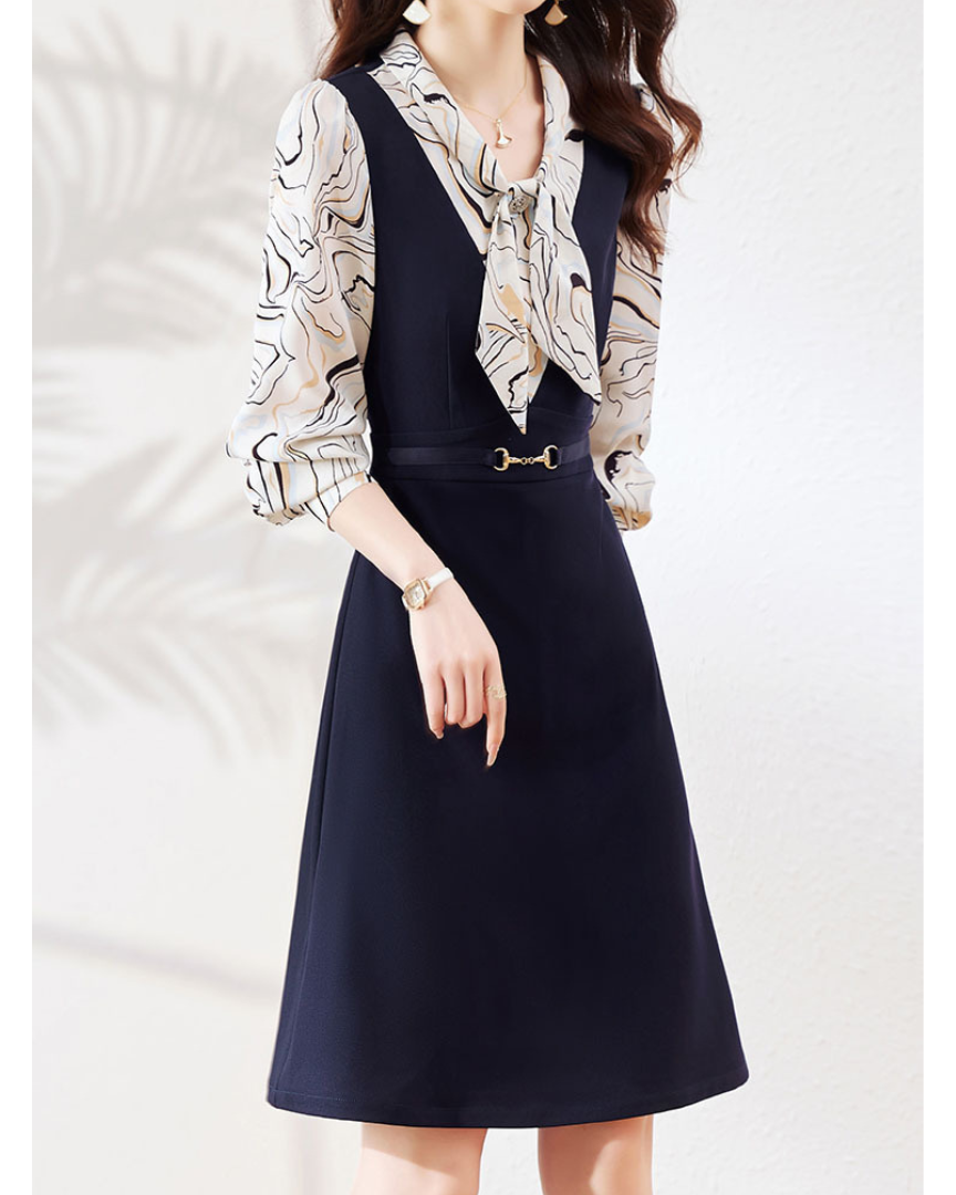 Ines Soft Tie-Layer Dress