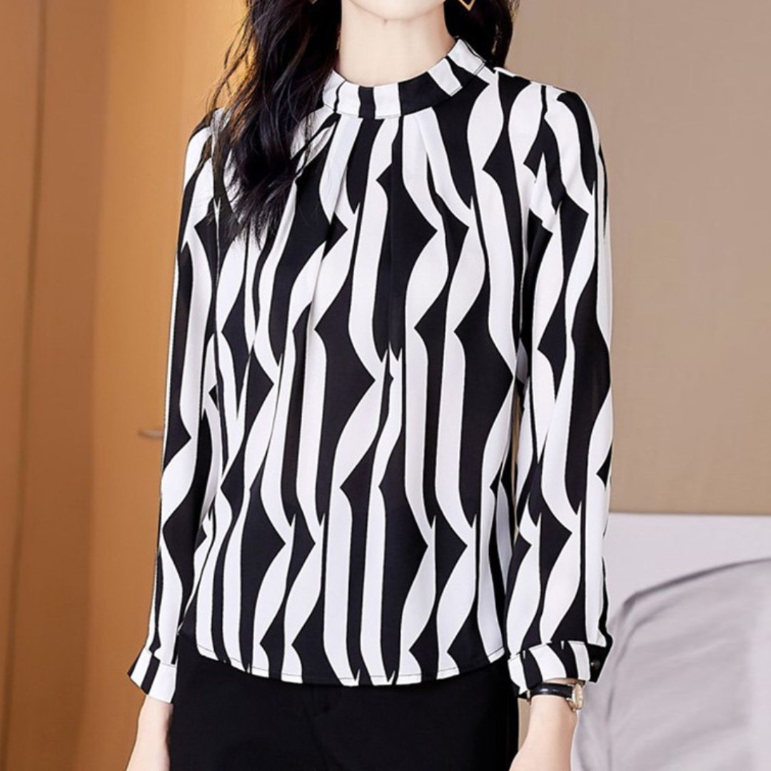 Ava Flow Stripe Blouse