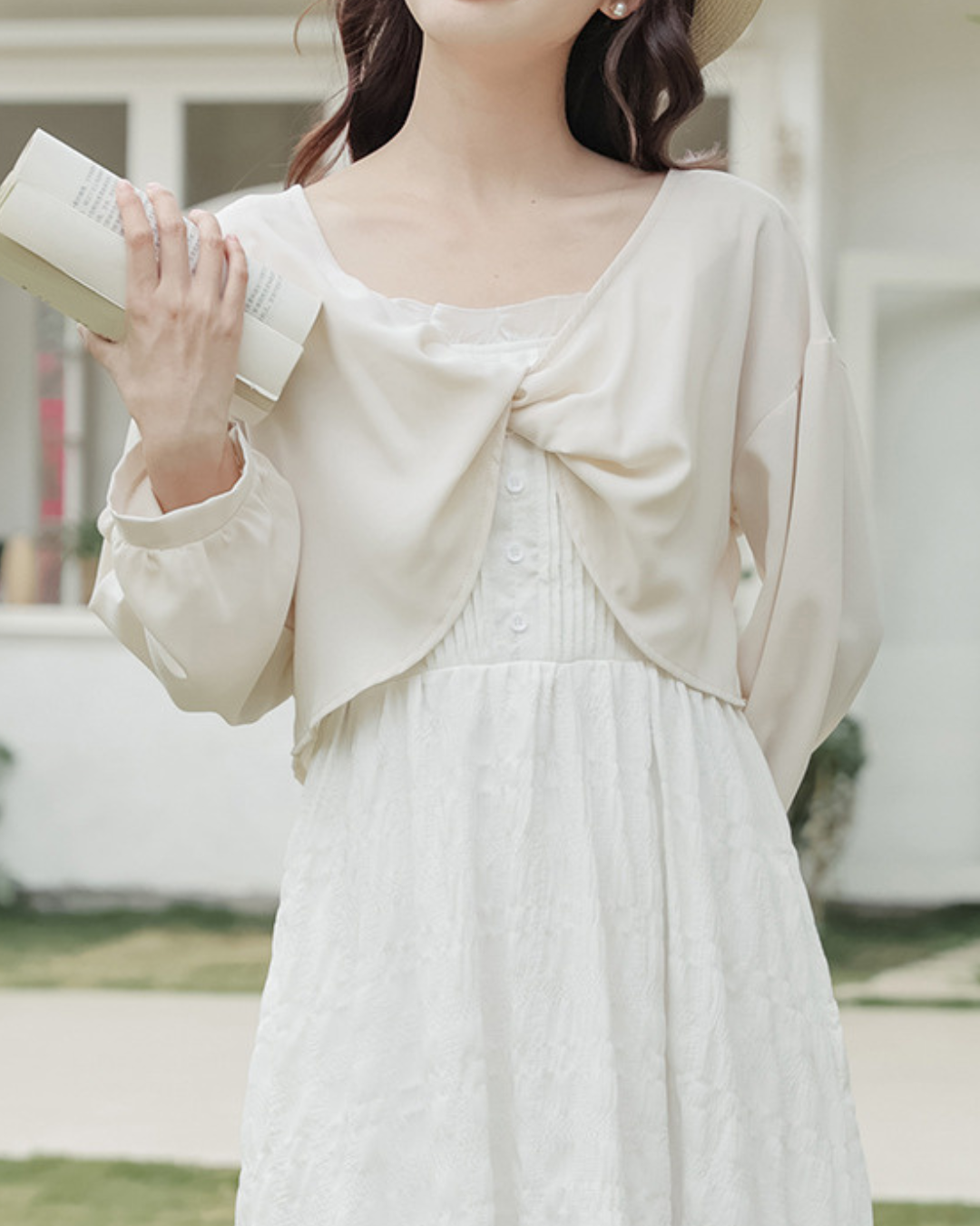 Lilou Draped Twist Blouse