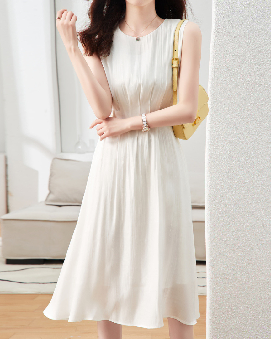 Elsa Drape Waist Flow Dress