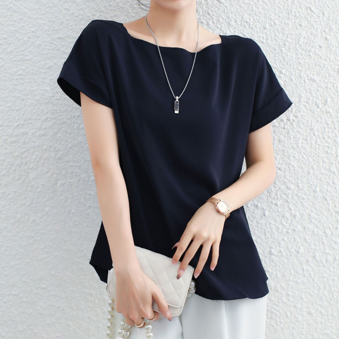 Isla Airy Curve Sleeve Blouse