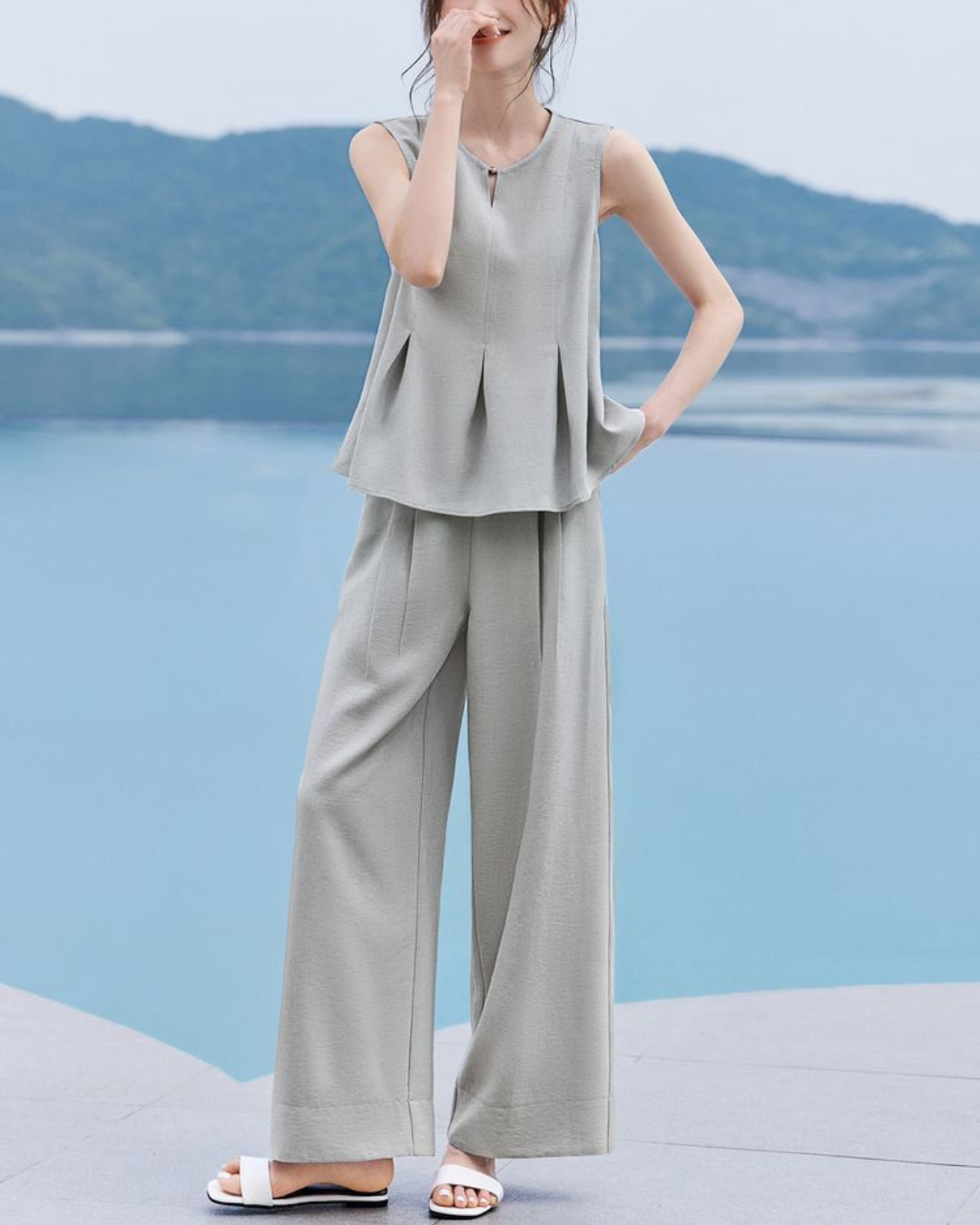 Lina Flow Pleat Wide Set