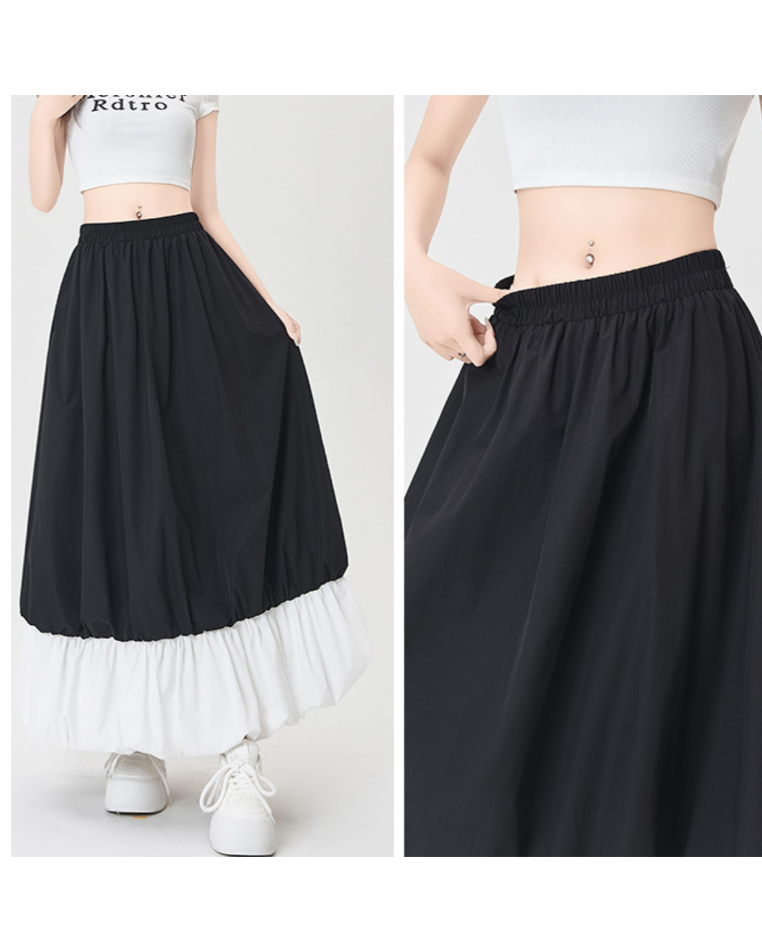 Willow Cloud Hem Skirt