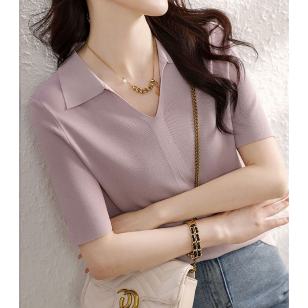 Odessa Wave Collar T-shirt