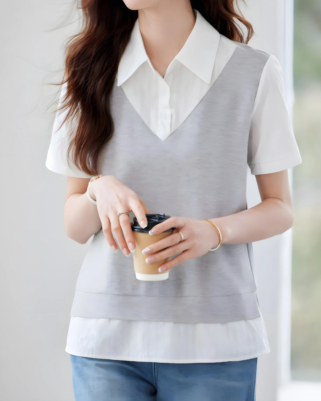 Meline Soft Layered Shirt