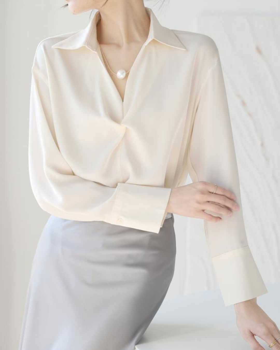 Elise Flow Light Drape Blouse