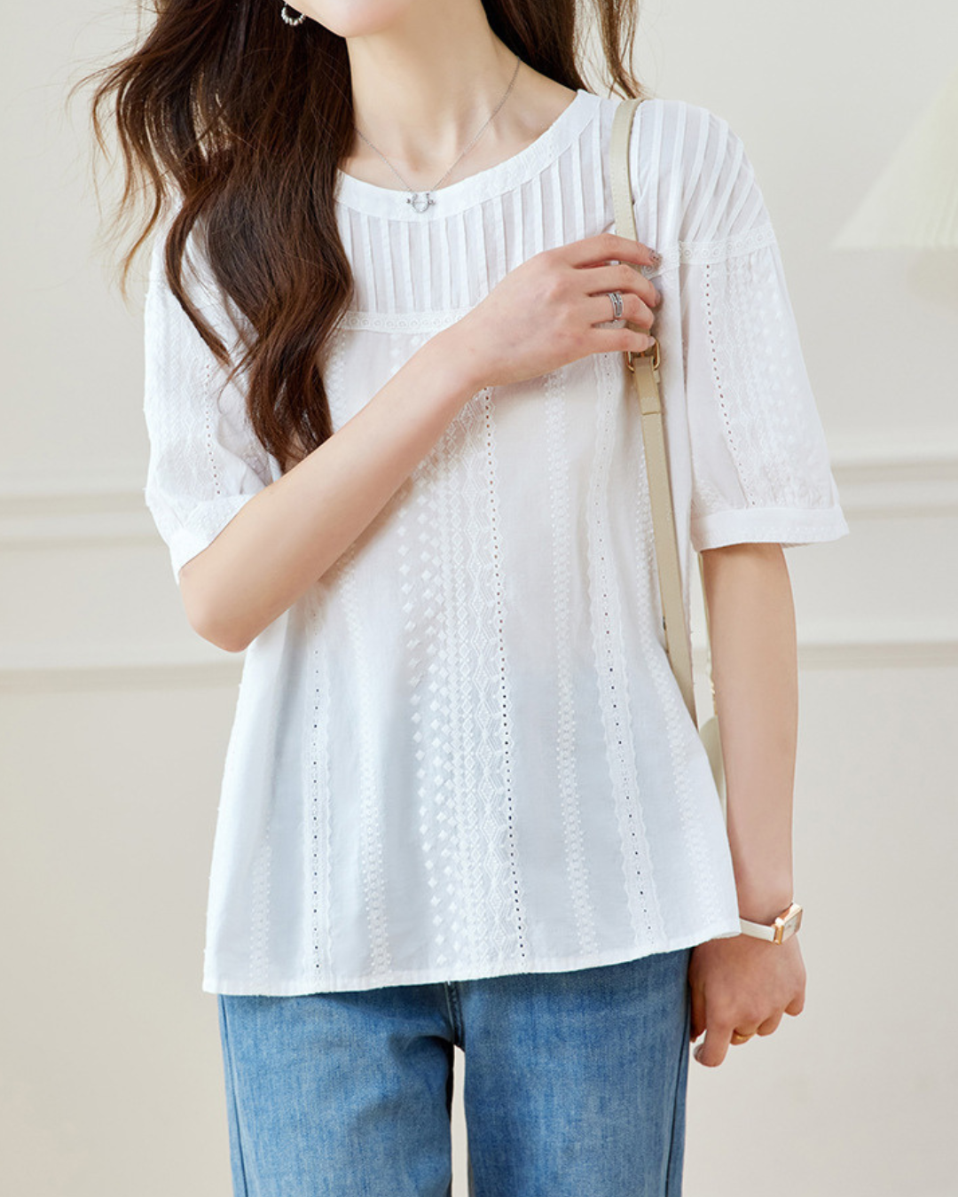Liora Whisper Pleat Blouse