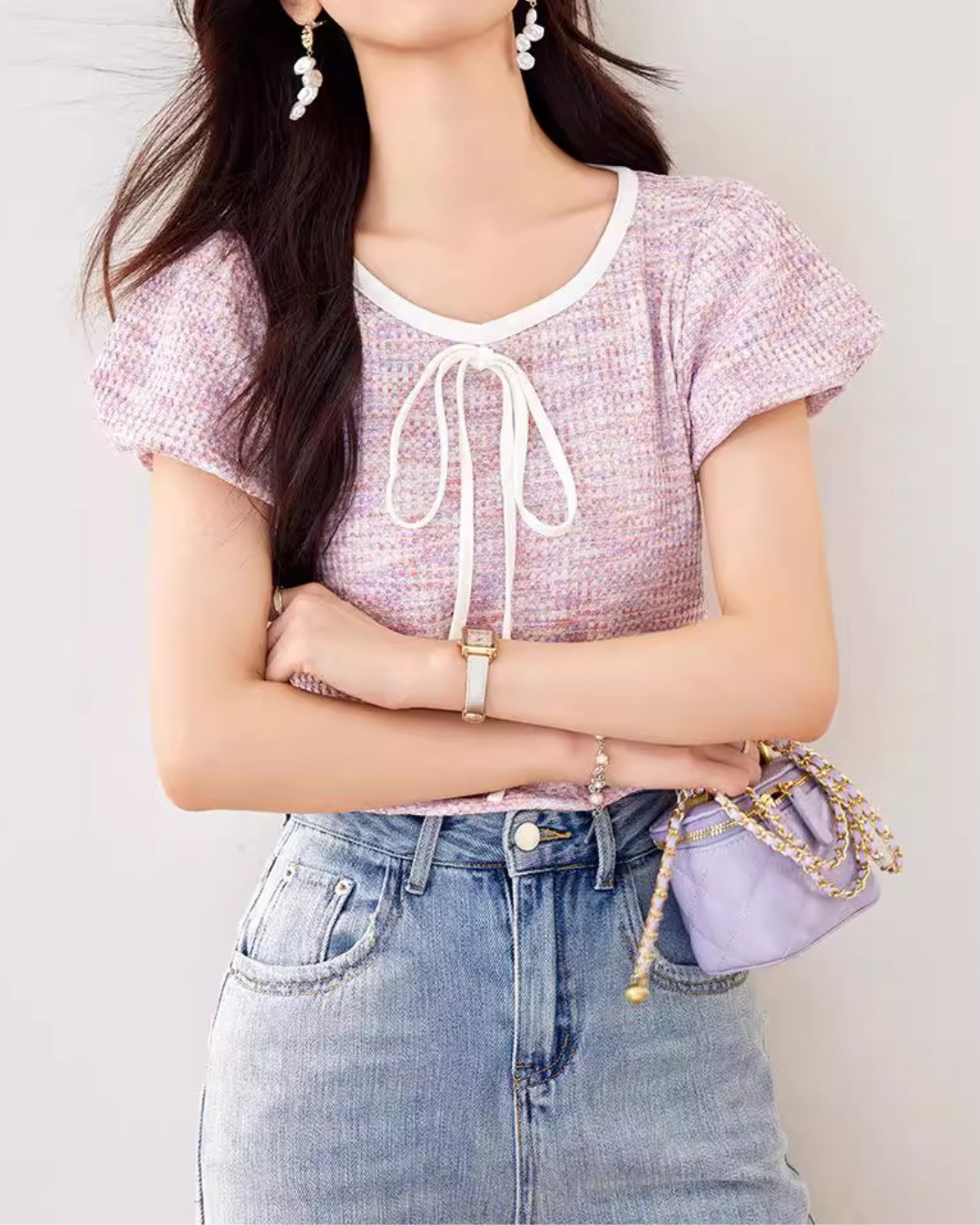 Livia Ribbon Puff T-Shirt