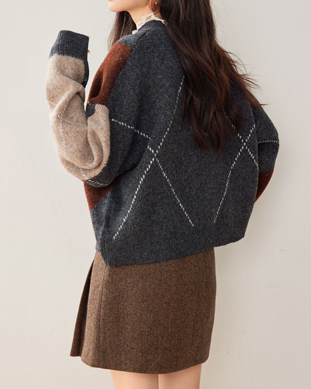 Autumn Soft Patchwork Sweater