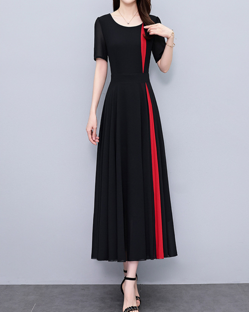 Vera Flow Contrast Dress