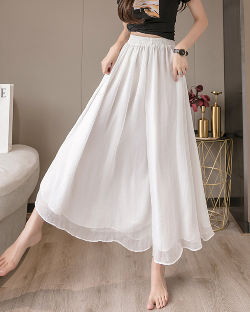 Liora Airy Chiffon Flow Pants