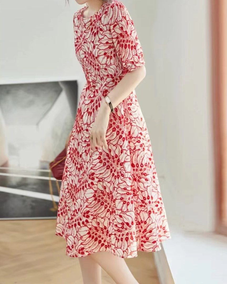 June Bloom Embroidered Dress