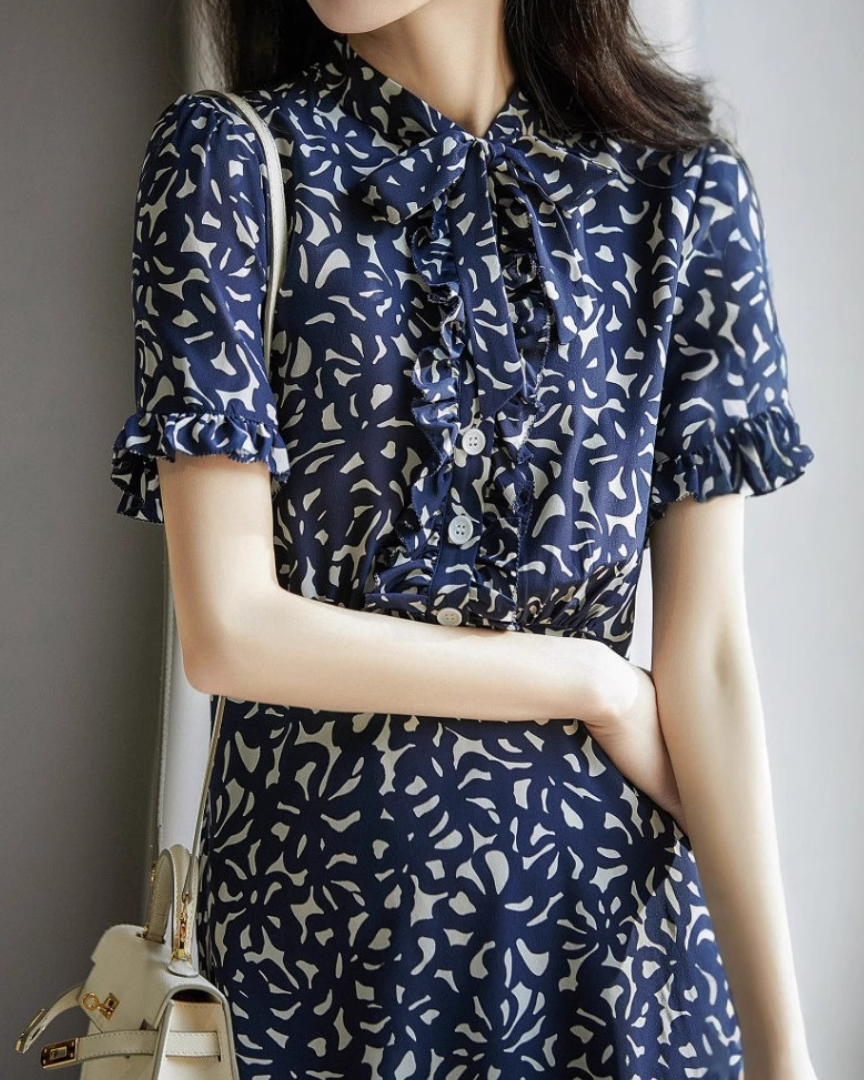 Amira Soft Petal Midi Dress