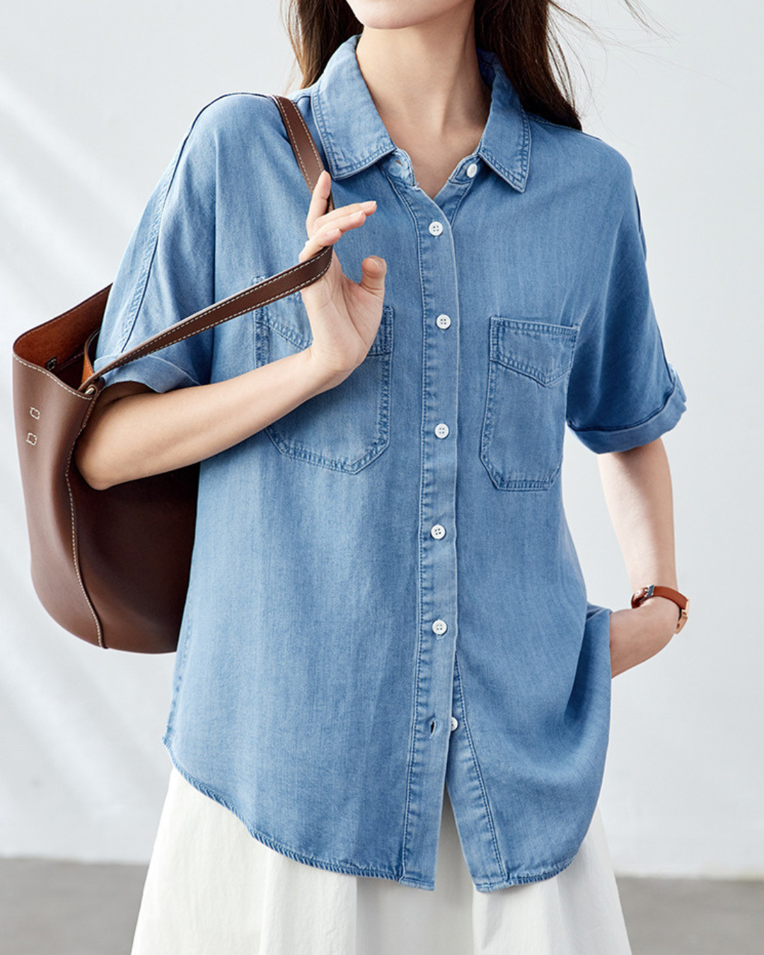 Liora Ease Denim Shirt