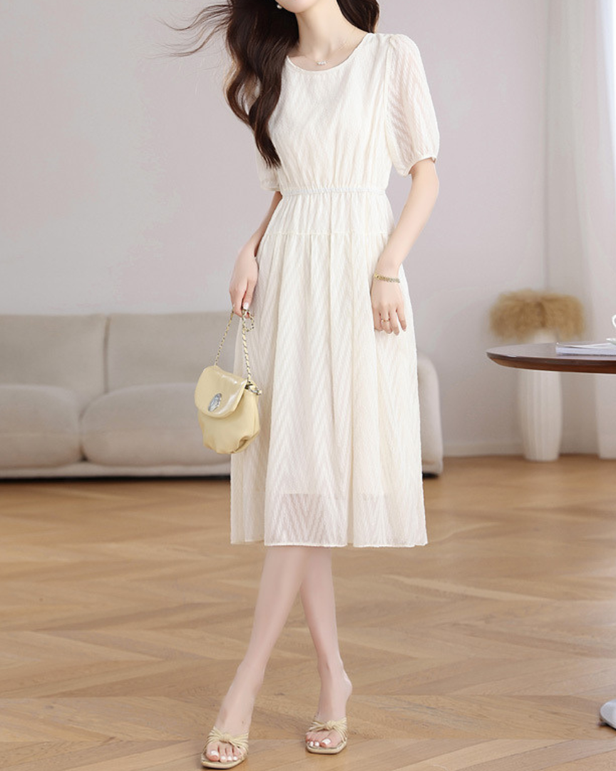 Liana Soft Texture Midi Dress