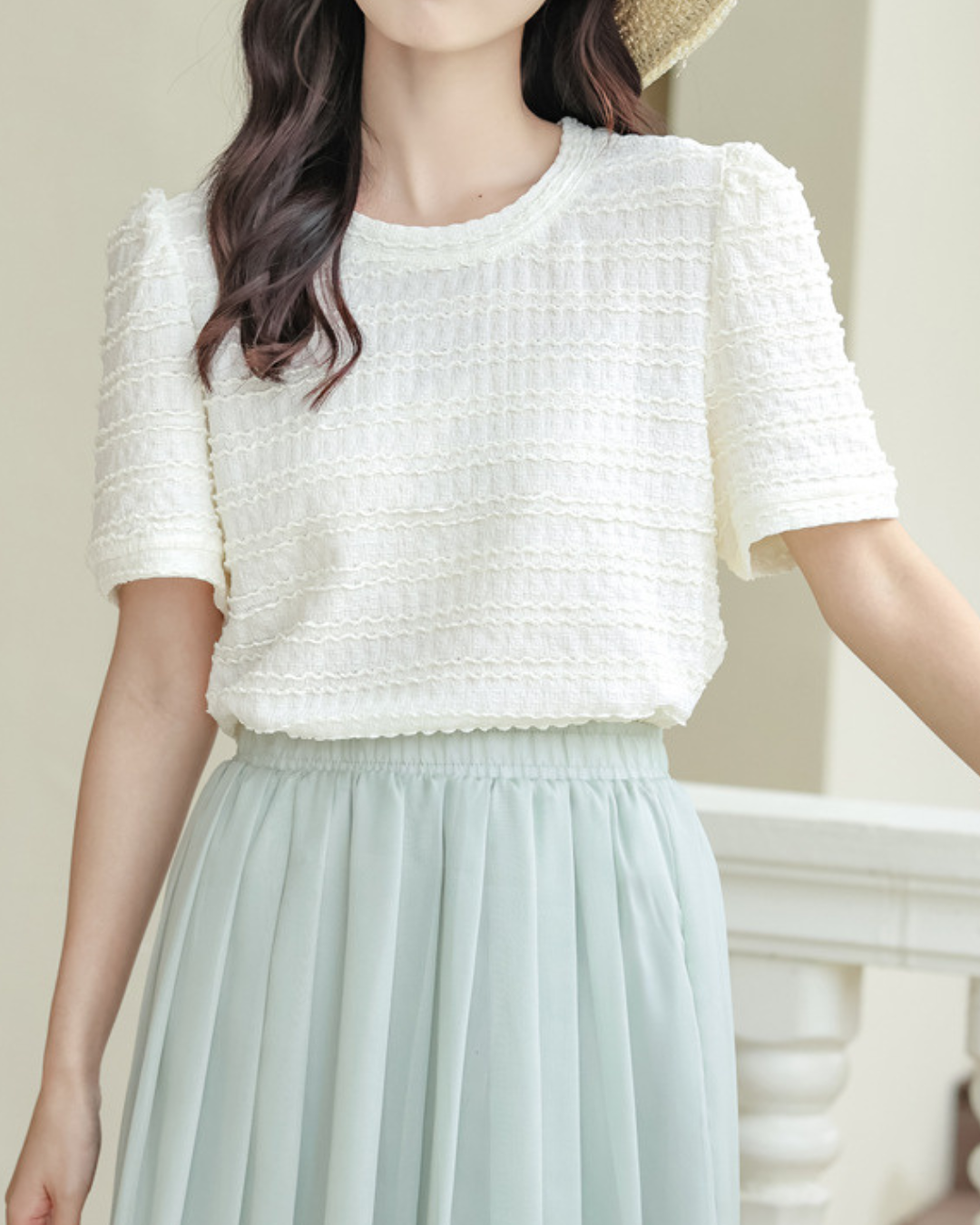 Alba Whisper Textured T-Shirt