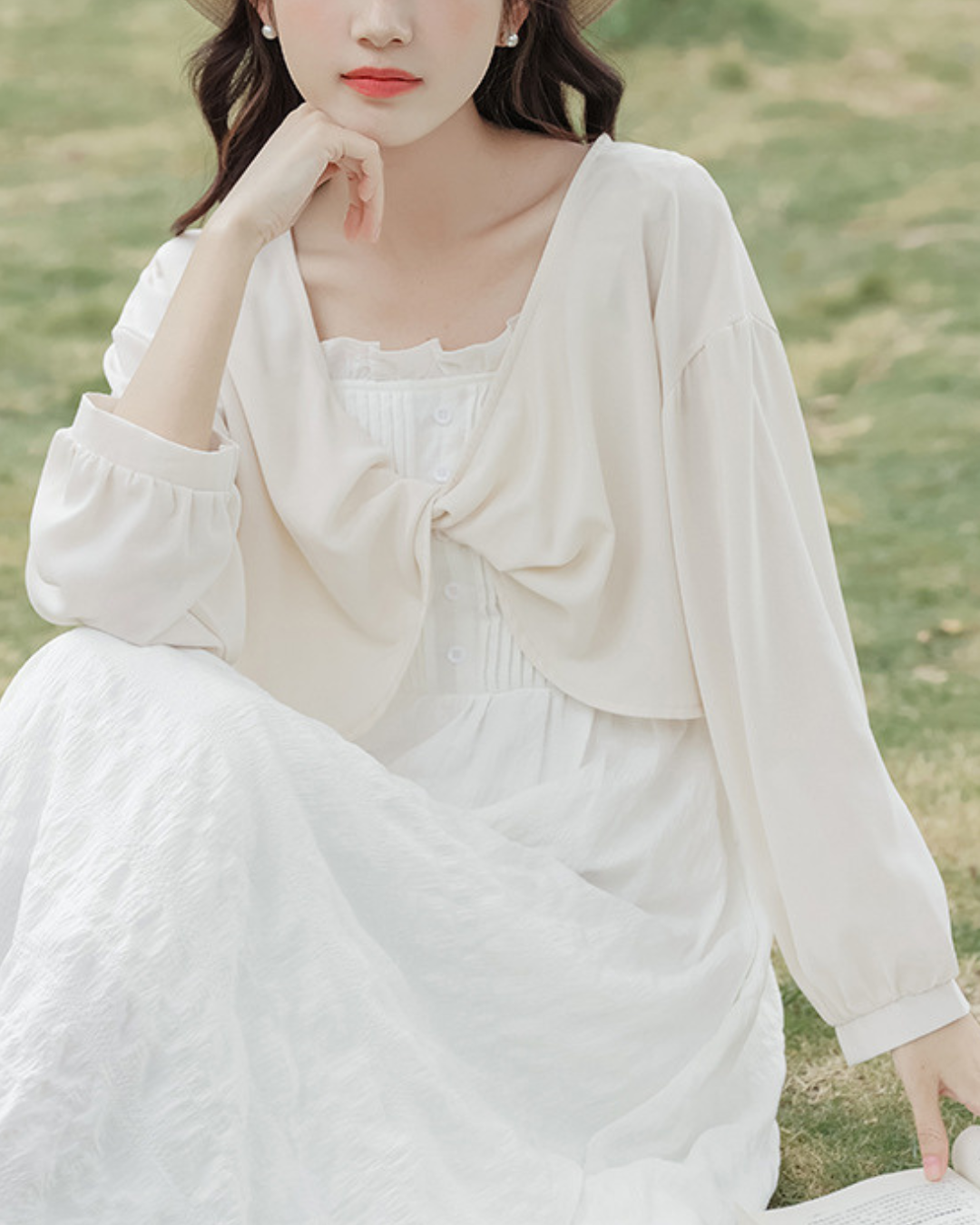 Lilou Draped Twist Blouse
