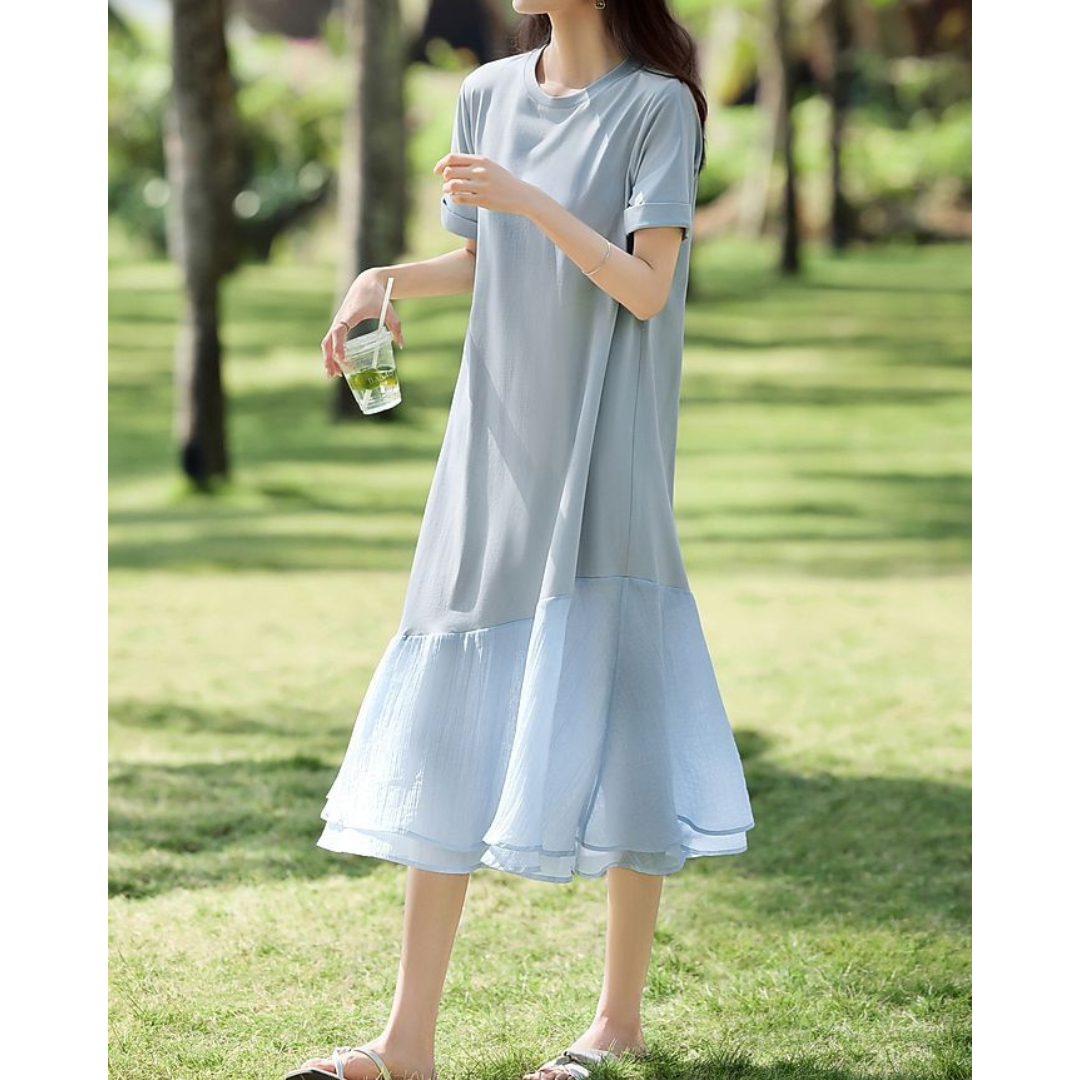 Skye Layer Soft Hem Dress