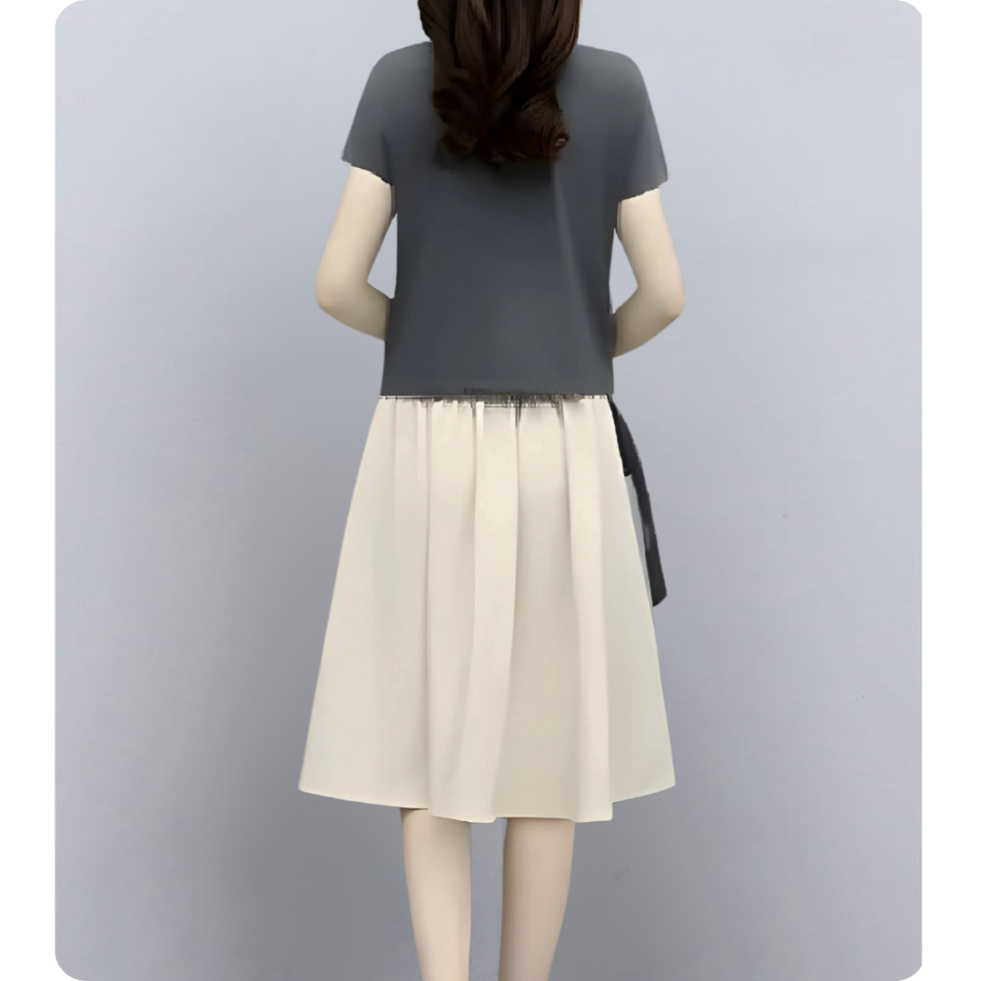 Lina Soft Tie Pleat Set