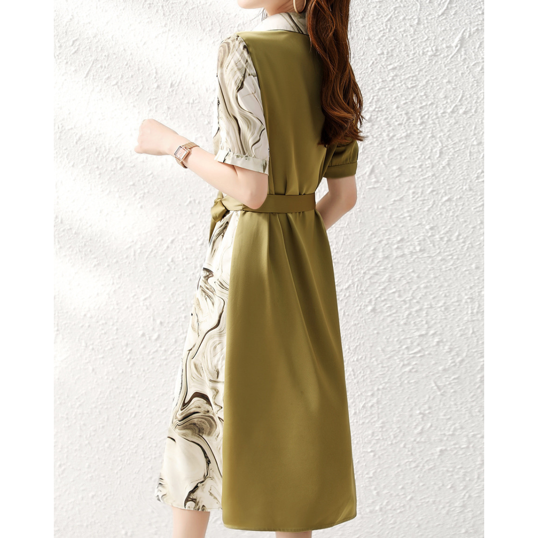 Sienna Flow Panel Shirt Dress