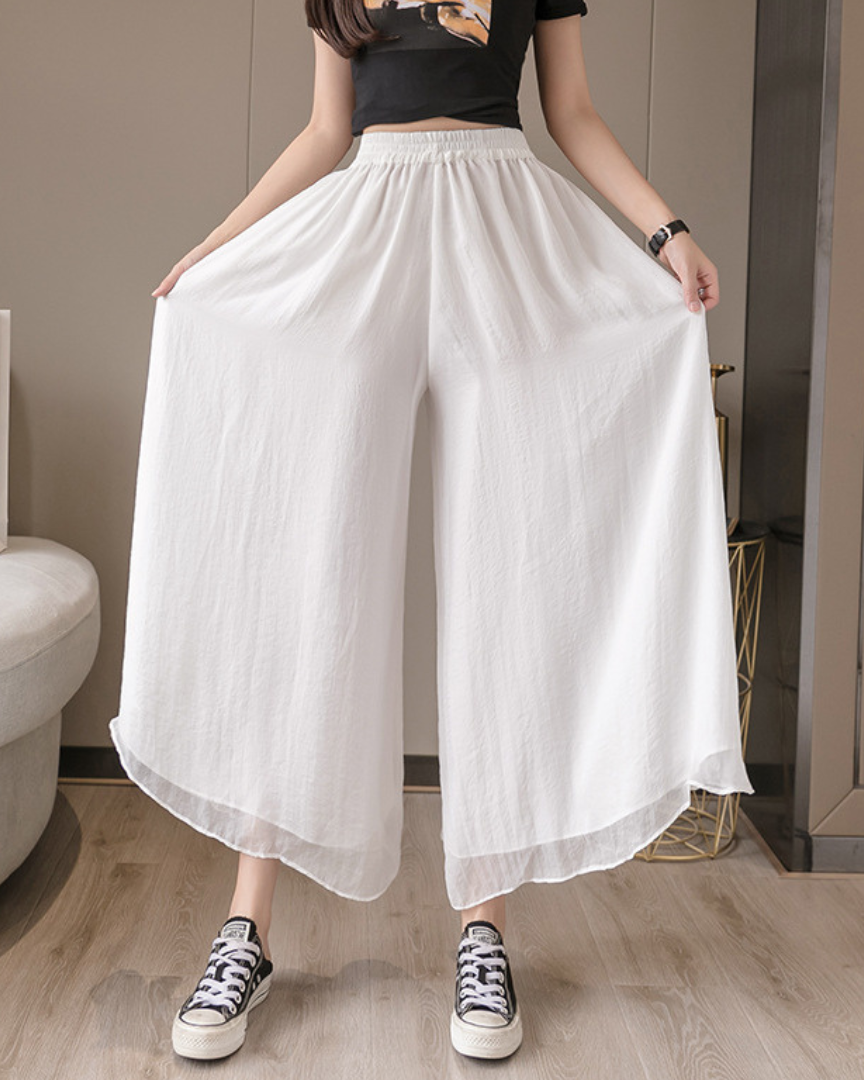 Liora Airy Chiffon Flow Pants