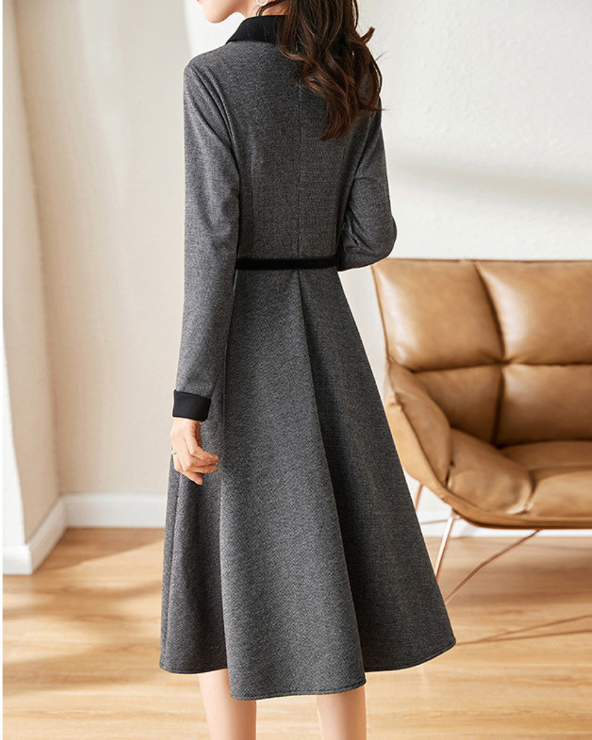 Marin Quiet Woolen Midi Dress