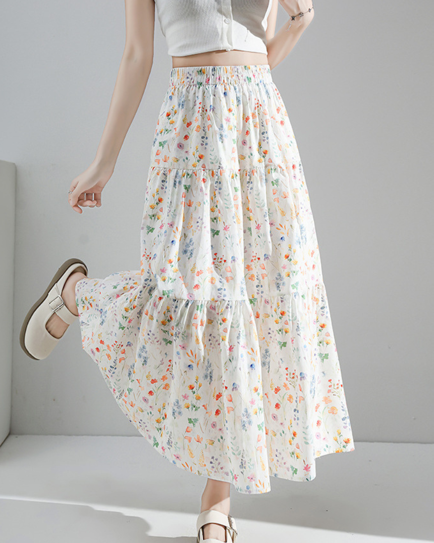 Ivy Meadow Flow Maxi Skirt