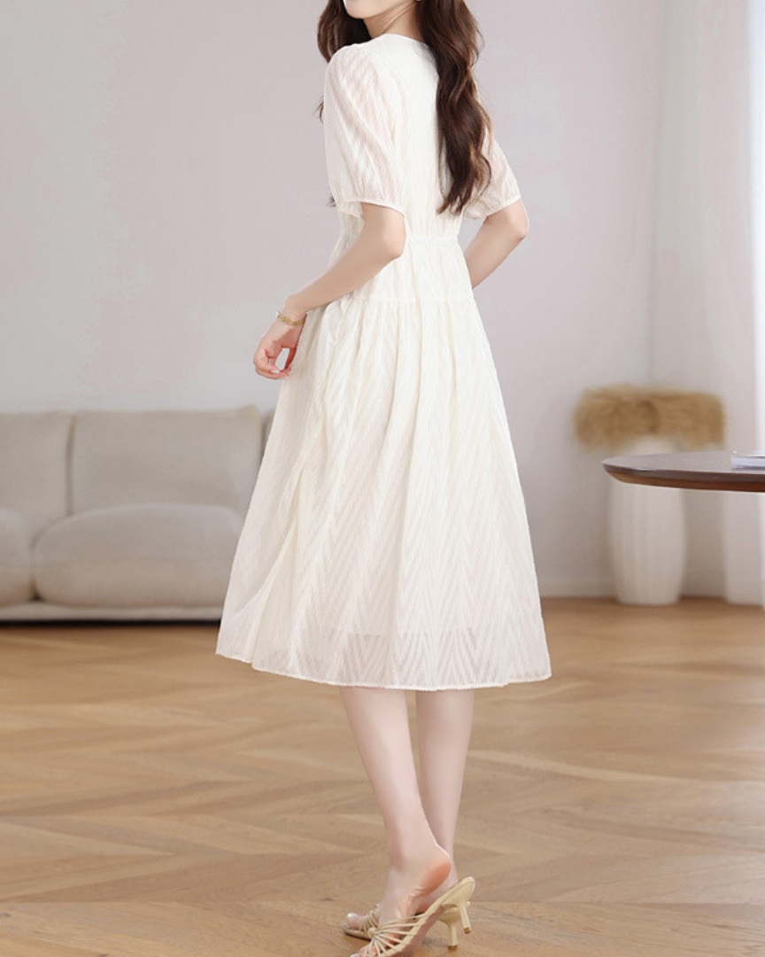 Liana Soft Texture Midi Dress